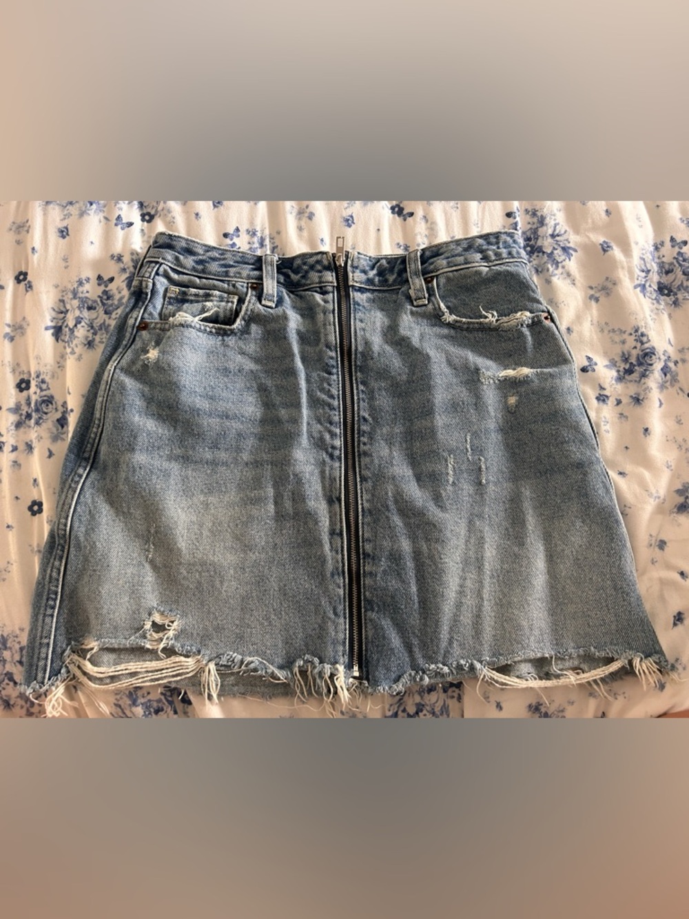 Abercrombie & Fitch Zoe Natural Rise Vintage A-Line Skirt sz 29/8